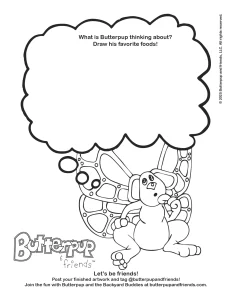 Free Downloadable Coloring Pages for Kids | Butterpup & Friends | Children's Books About Friendship